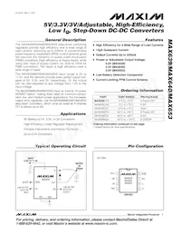 MAX640CSA+TG035 Datenblatt Cover