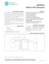 MAX6618AUB+TG126 Datenblatt Cover