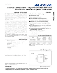 MAX6641AUB92+T Datenblatt Cover