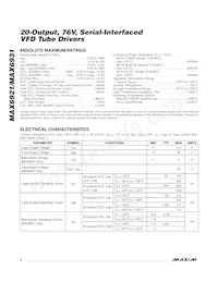 MAX6931AUI+T Datasheet Page 2