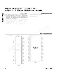 MAX6952EPL+ Datasheet Page 20
