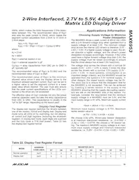 MAX6953EAX+T Datasheet Page 19