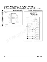 MAX6958BAPE+ Datasheet Page 18