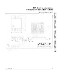 MAX7413CUA+T Datasheet Page 11