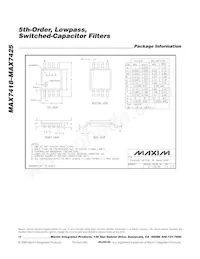 MAX7423CUA+T Datasheet Page 14