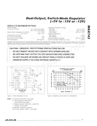 MAX743EWE+T Datasheet Page 3