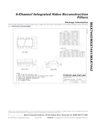 MAX7441ESD+T Datasheet Page 7