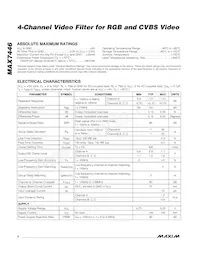 MAX7446EUD+T Datasheet Page 2
