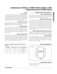 MAX7447EUD+T Datasheet Page 5