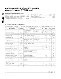 MAX7448EUD+T Datasheet Page 2