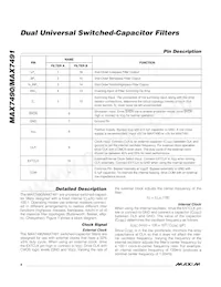 MAX7491CEE+T Datasheet Page 8