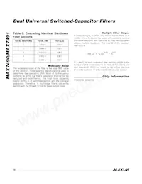 MAX7491CEE+T Datasheet Page 16
