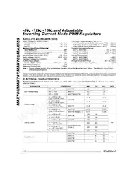 MAX759CWE+T Datasheet Page 2