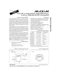 MAX761CSA+T Datasheet Copertura