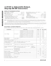 MAX856CUA+T Datasheet Page 2