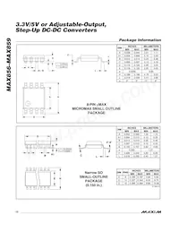 MAX856CUA+T Datasheet Page 12