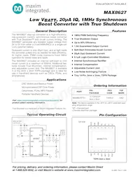 MAX8627ETD+T Datasheet Cover