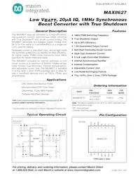 MAX8627ETD+T Datasheet Copertura