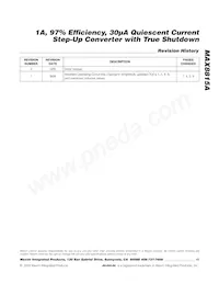 MAX8815AETB+T Datasheet Page 15