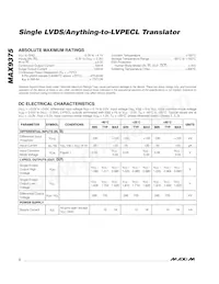 MAX9375EUA+T Datasheet Page 2
