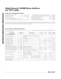 MAX9550EZK+T Datasheet Page 2