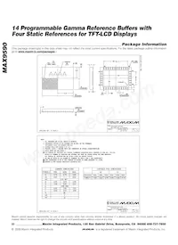 MAX9590ETU+ Datasheet Page 20