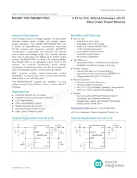 MAXM17901AMB+ Datasheet Cover