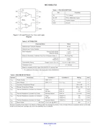MC100ELT23DTR2G Datasheet Page 2