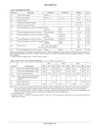 MC100EPT21MNR4 Datasheet Page 3