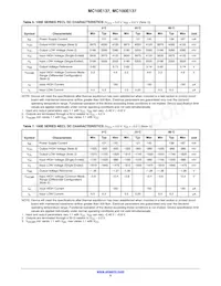 MC10E137FNR2G Datasheet Page 5