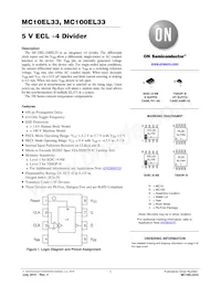 MC10EL33DTR2G Datasheet Cover