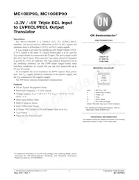 MC10EP90DTR2G Datasheet Cover