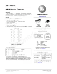 MC10H016L Datasheet Cover