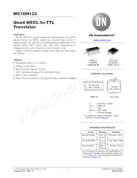 MC10H125MG Datasheet Copertura