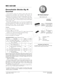 MC14018BDR2 Datasheet Cover