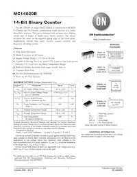 MC14020BCPG Datasheet Cover