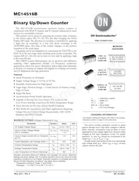 MC14516BDR2 Datasheet Cover