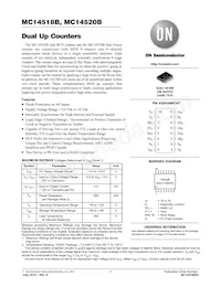 MC14520BDWR2 Datasheet Cover