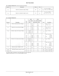 MC74AC4040NG Datasheet Pagina 3