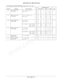 MC74HC163ADTR2G Datasheet Page 4