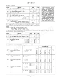MC74HC390AFG Datasheet Page 3