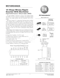 MC74HC4060ADTR2 Datasheet Cover