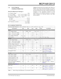 MCP14A1201-E/MS Datasheet Page 3