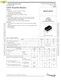 MHW7185CN Datasheet Cover