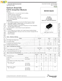 MHW9186AN Datasheet Cover