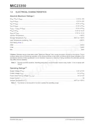 MIC23350YFT-TR Datasheet Page 4