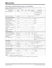 MIC23350YFT-TR Datasheet Page 6