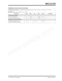 MIC23350YFT-TR Datasheet Page 7