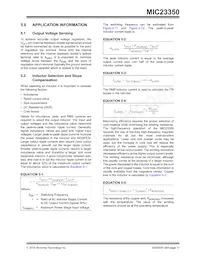 MIC23350YFT-TR Datasheet Pagina 17