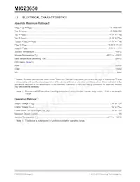 MIC23650YFT-TR Datasheet Page 4